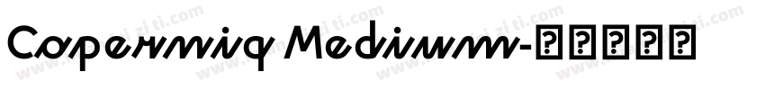 Coperniq Medium字体转换